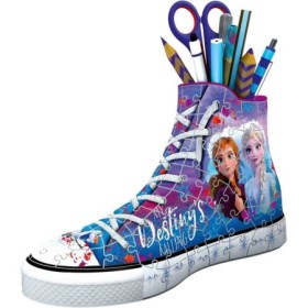 Puzzle 3D suport pixuri sneaker Frozen 108 piese